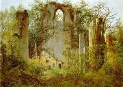 Caspar David Friedrich Klosterruine Eldena oil on canvas